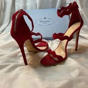 Prada Sexy strapped heels